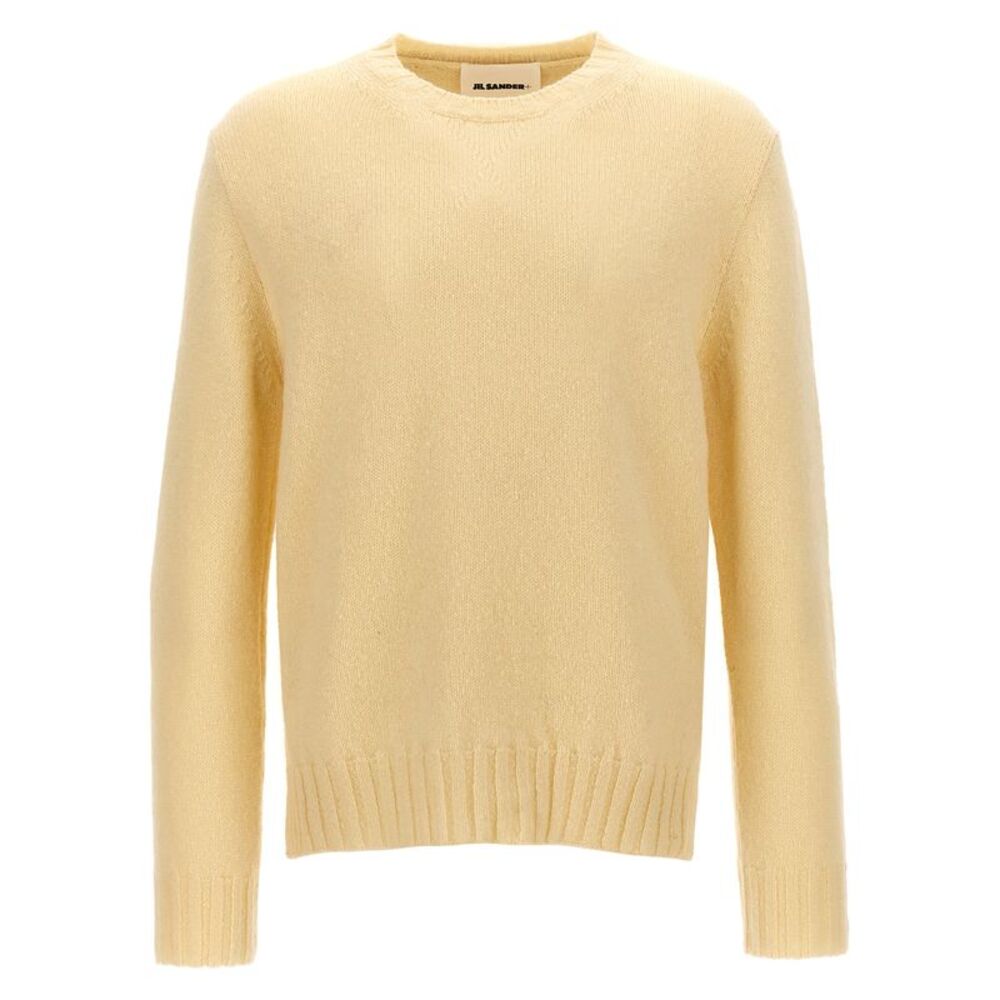Jil Sander Beige Wool Men's Cardigan